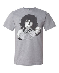 Jim Morrison by Robert Bowen Short Sleeve T-Shirt - Robert Bowen Tees
